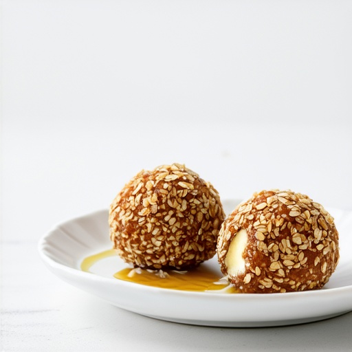 Homemade energy balls in a rustic wooden bowl
